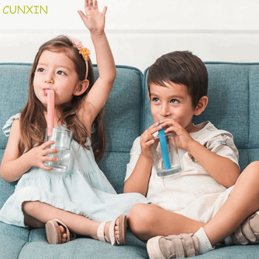 CUNXIN 5 Miếng Ống Hút Hiccup Hình Chữ L Thực Tế Người Cao Tuổi