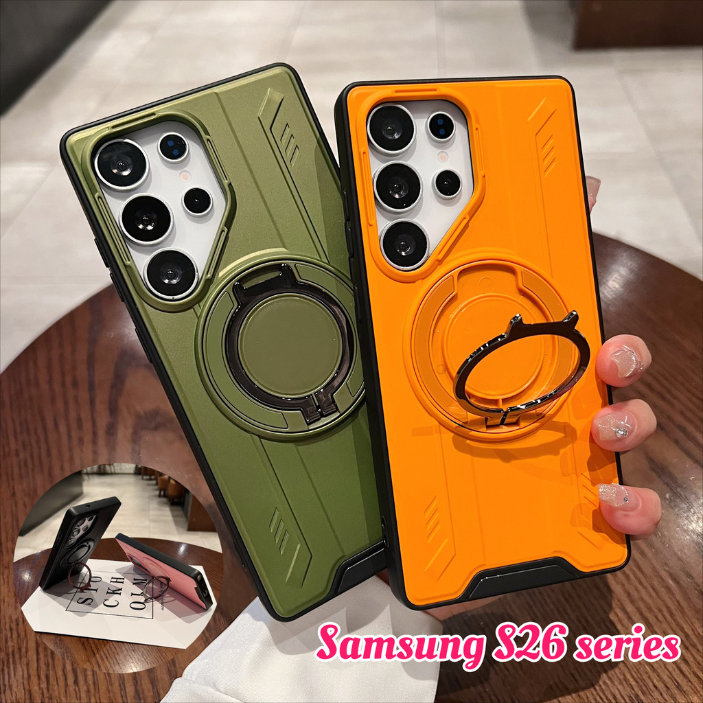 Dành Cho Samsung S26 Ultra 5G 360° Ốp điện thoại kim loại từ tính cho Samsung Galaxy S26 + S 26 Ultr