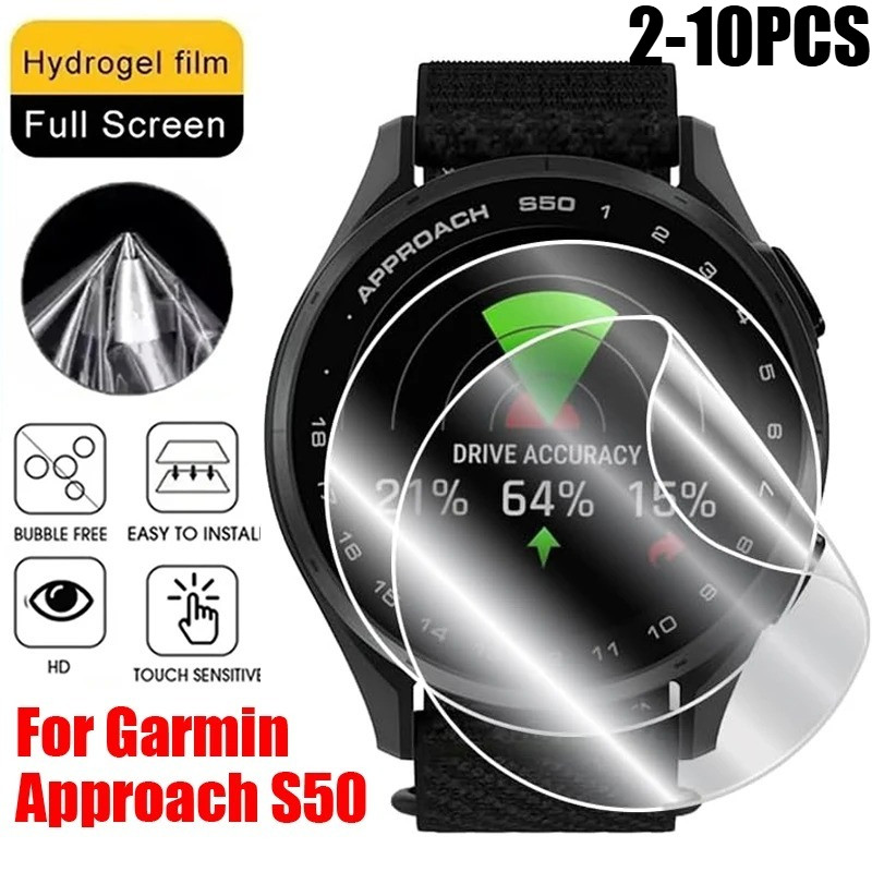 2-10 Chiếc HD Clear Watch Bảo Vệ Màn Hình Phim Mềm Cho Garmin Approach Descent Enduro Lily Quatix Sw