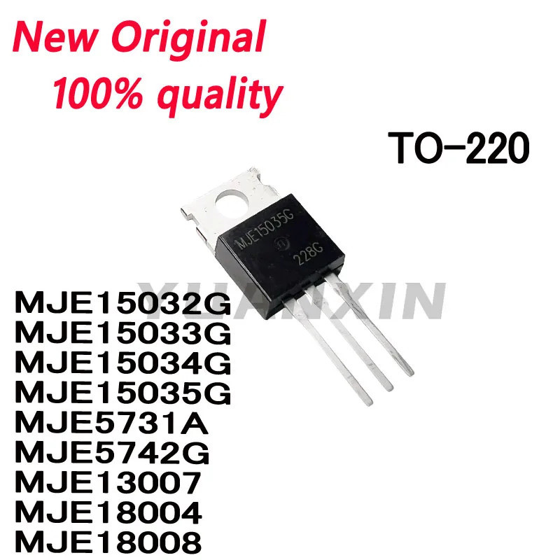 5 CHIẾC MJE15032G MJE15033G MJE15034G MJE15035G MJE5731A MJE5742G MJE13007 MJE18004 MJE18008 TO-220 