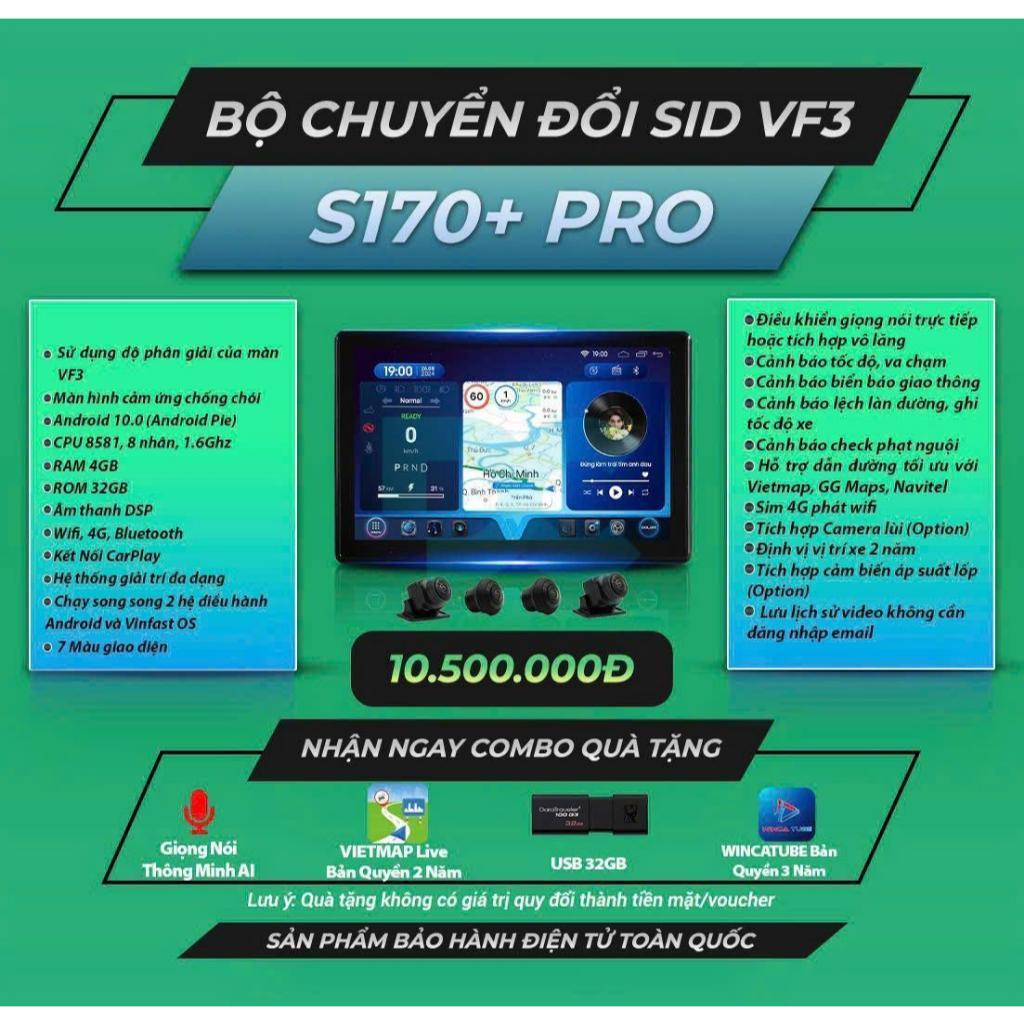 Hot Màn hình android liền camera 360 Vinfast VF3 - MHU VF3 - MHU WINCA S170+ PRO