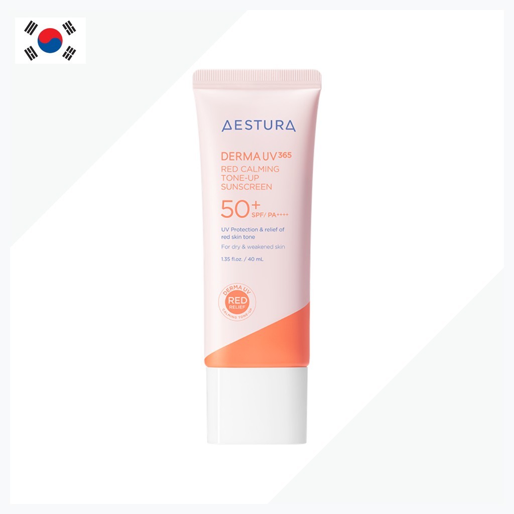 [aestura] Kem chống nắng Derma UV365 Red Calming Tone-Up 40ml / Kem chống nắng Hàn Quốc / Công thức 