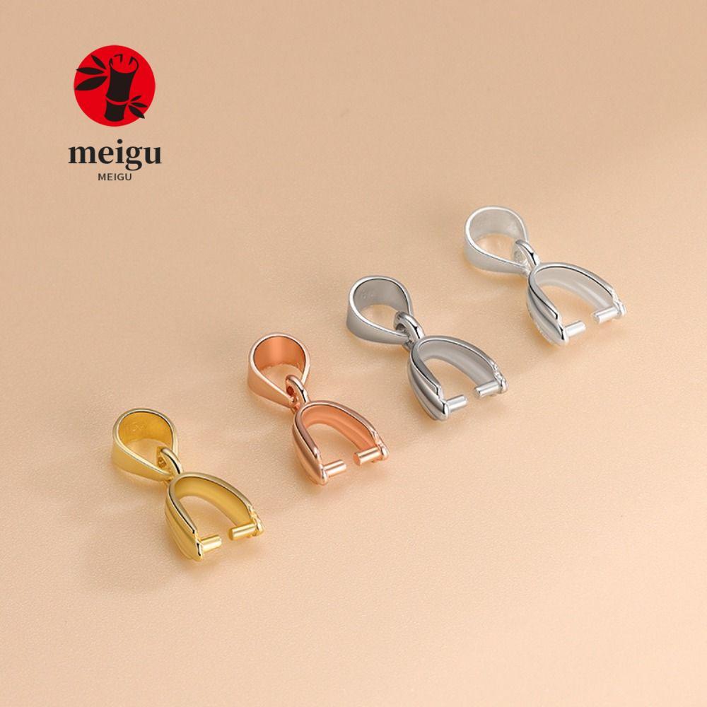 MEIGU 3 Chiếc Bracelet và Mặt Dây Chuyền Bạc 925, DIY Personalized Jewellery Set