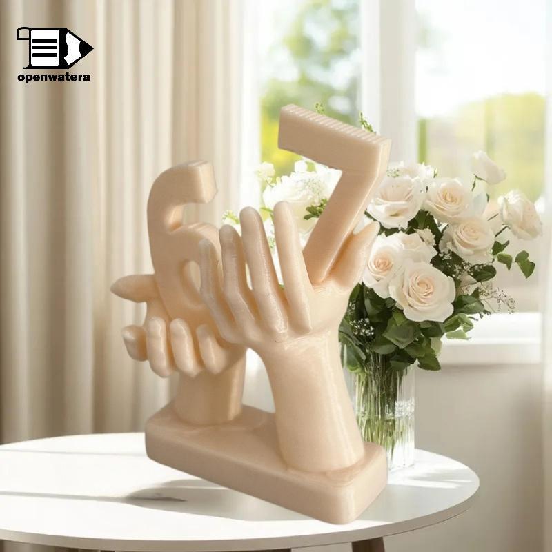 [GoodGirlm1] Bức tượng in 3D: Kỹ thuật số Ý Brain Rot Math 67 Meme Điêu khắc QQQ