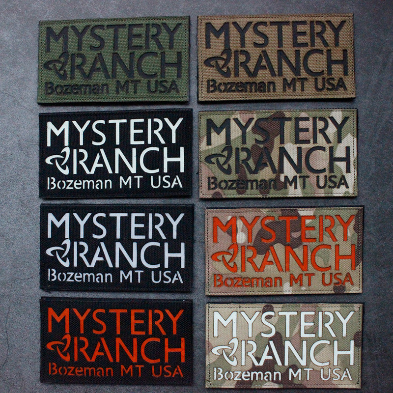 Spot Goods#Reflective Mystery Ranch Morale Badge Laser Cutting3M Identify Velcro patches Personalize