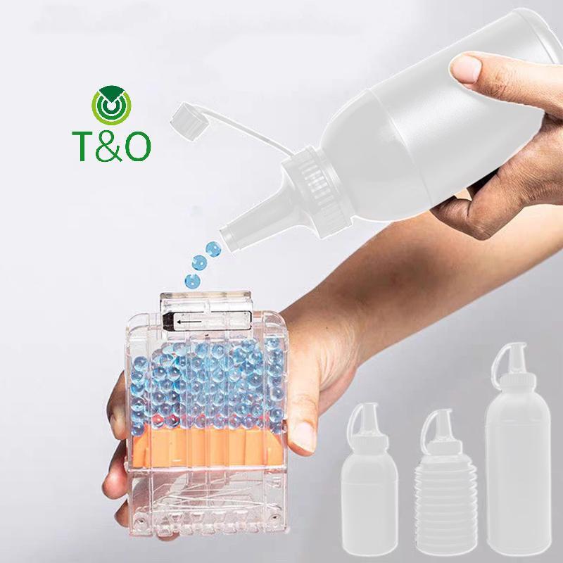[T & O-t] 2 Chiếc Thiết Bị Chụp BB Balls Gel Tốc Độ Nước BB Loader Có Thể Mở Rộng Chai Sơn Phụ Kiện 