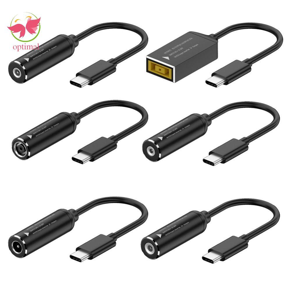 Cáp sạc OPTIMAL LIMIT DC sang Type-C, Cáp sạc đầu ra PD 65W PD Type-C sang DC Jack, Đầu vào DC 5 / 9