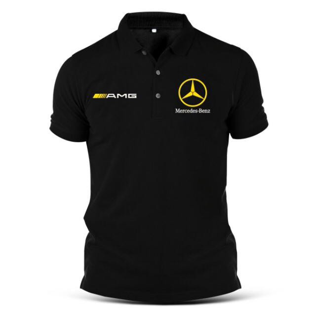 HD IN GOLDEN BENZ DESIGN 200GSM ÁO THUN COTTON CAO CẤP