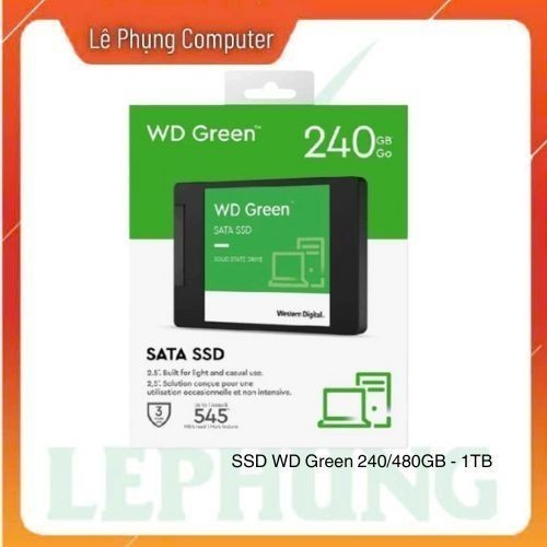 Ổ cứng SSD WD 240GB / 480GB / 1TB - SSD Western Digital SATA Green- bảo hành 3 năm