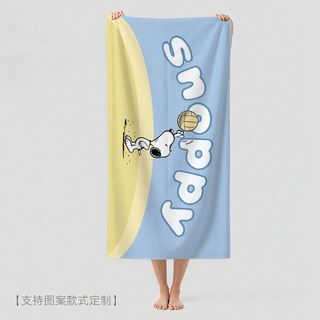 Snoopy Phong Cách Mới Bơi Tắm Thể Thao Thể Dục Khăn Dày Nhanh Khô Khăn Mồ Hôi Mềm Drap Đi Biển Khăn