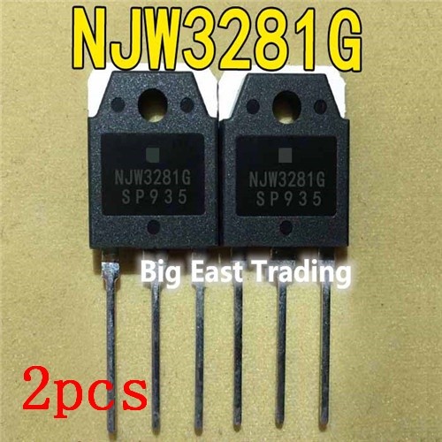 2 chiếc NJW3281G NJW3281 Mới TO-3P 250V 15A, đảm bảo chất lượng