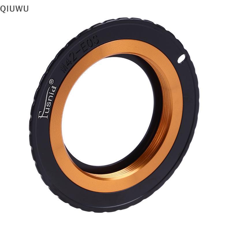 Vòng chuyển đổi QIUWU M42 sang Canon EOS EF Ống kính M42 có thể điều chỉnh cho thân máy ảnh Canon EO
