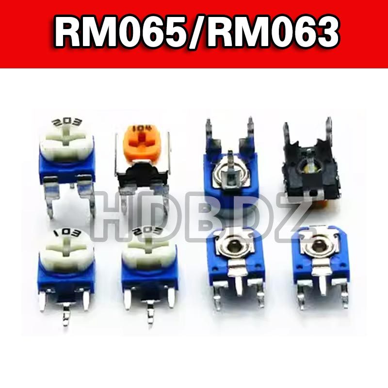 20~50pcs RM065/RM063 Điện Trở 1k/2k/5k/10k/50k/100k/1M WH06 IC Điện Trở Có Thể Điều Chỉnh