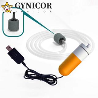 Máy bơm không khí oxy bể cá GYNICOR, Máy sục khí máy nén khí tốc độ có thể điều chỉnh sạc USB, Máy tạo oxy nhỏ Chống trượt Tắt tiếng Bộ lọc hồ cá thủy sinh siêu yên tĩnh
