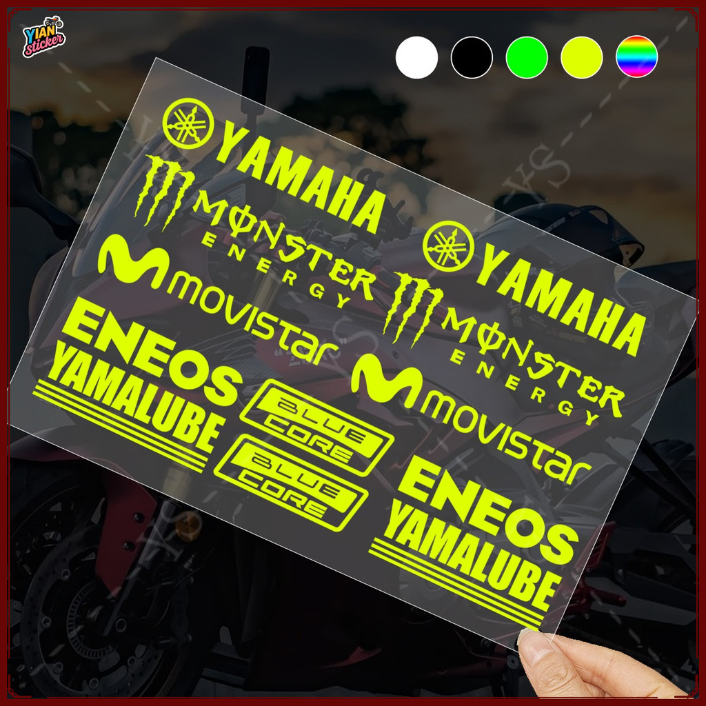 Bộ Decal Vinyl Phản Quang Yamaha Cho Yamaha Aerox 155 NMAX 155 Sniper 155 Mio Fazzio PG-1 Mio i 125 