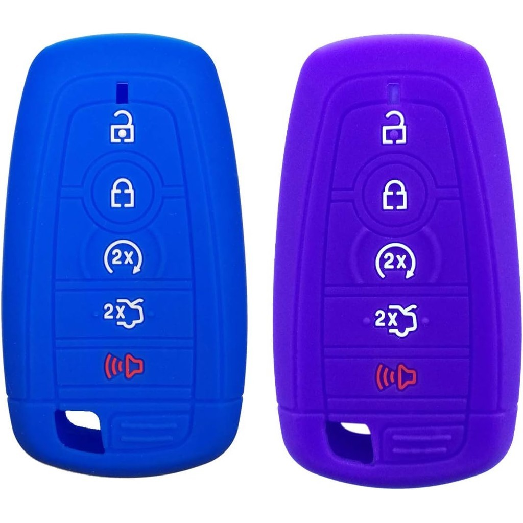 2 Chiếc Coolbestda 5 Nút Chìa Khóa Thông Minh Fob Từ Xa Bao Đựng Vỏ Ví Cho 2020 2021 2022 2023 2024 