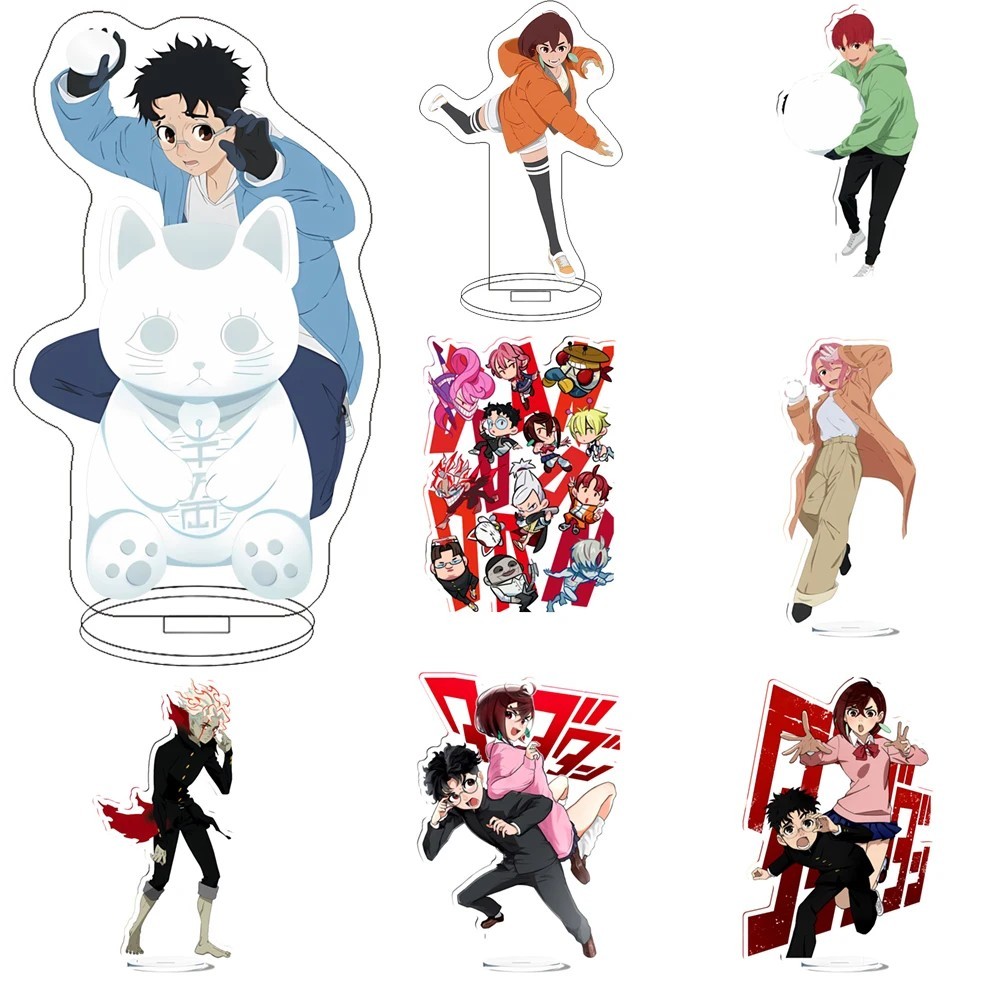 Standee Dandadan Mô Hình Anime Momo Ayase Okarun Acrylic Mica Trang Trí Bàn Học Phụ Kiện Manga Móc K