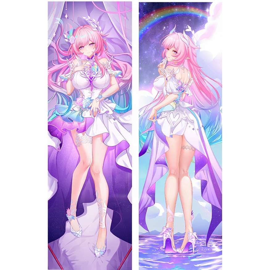 Honkai Impact Gợi Cảm Elysia Tùy Chỉnh Hing Thân Gối Anime Dakimakura