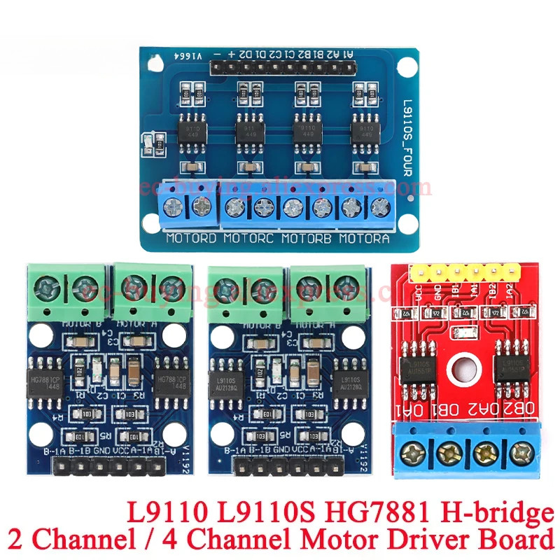 5 Cái / 1 Cái L91110S 2 4 Kênh Cách DC Stepper Motor Driver Board Điều Chỉnh Tốc Độ PWM H Cầu L9110 