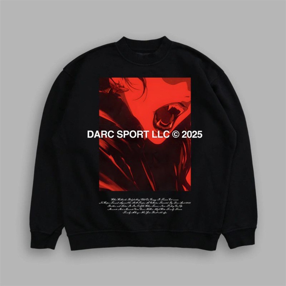 DARC SPORT Áo Hoodie Họa Tiết Anime Đầu Sói, Đồng Thương Hiệu AliExpress