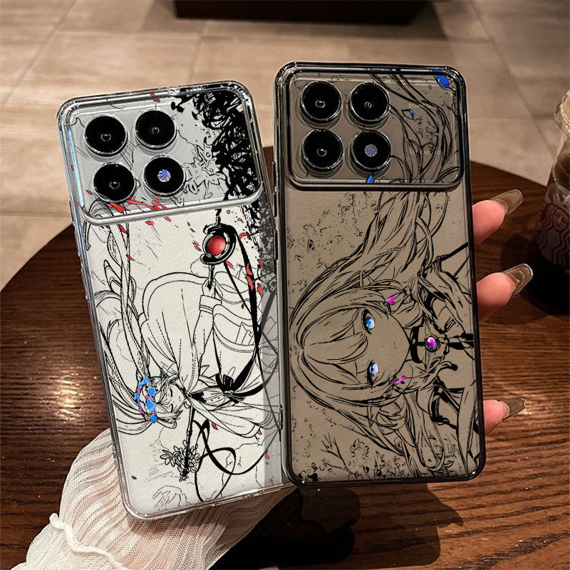 Dành Cho Turbo 4 Pro Note 15 Pro / 14 / 13 Mi 15T 14T K90 Pro Max Anime FRIEREN Slim Soft Phone Case