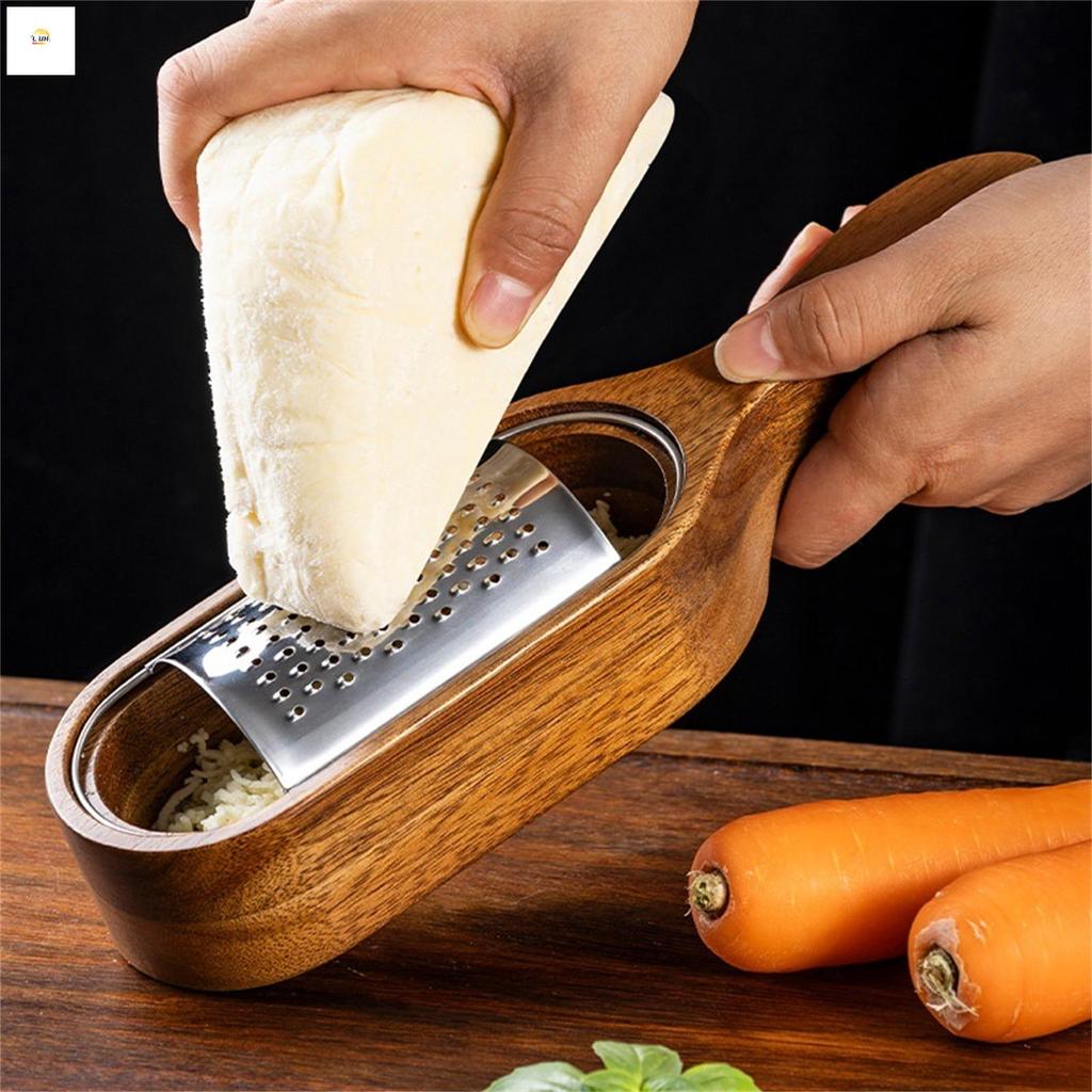 Dụng cụ bào phô mai kim loại có hộp đựng Hộp đựng Máy hủy phô mai nhà bếp Tiện ích nhà bếp cho sô cô