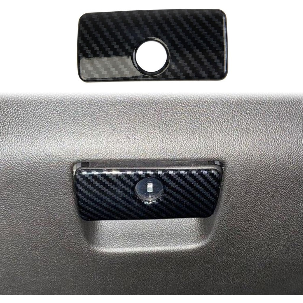 Sợi Carbon Găng Tay Hộp Tay Cầm Công Tắc Bao Viền Phụ Kiện Cho 2021-2025 Chevy Tahoe Suburban Cho 20