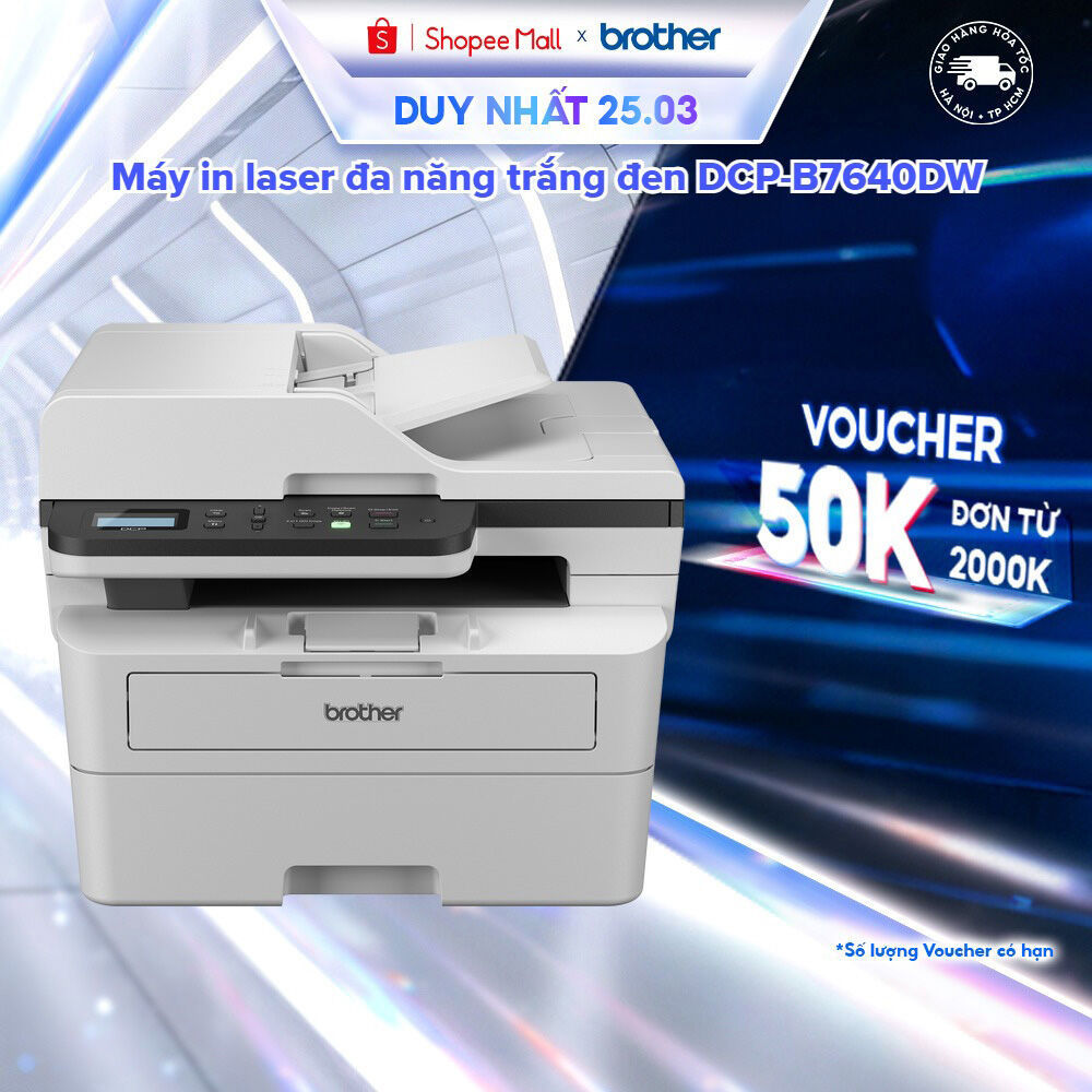 Máy in laser đa năng Brother DCP-B7620DW/DCP-B7640DW