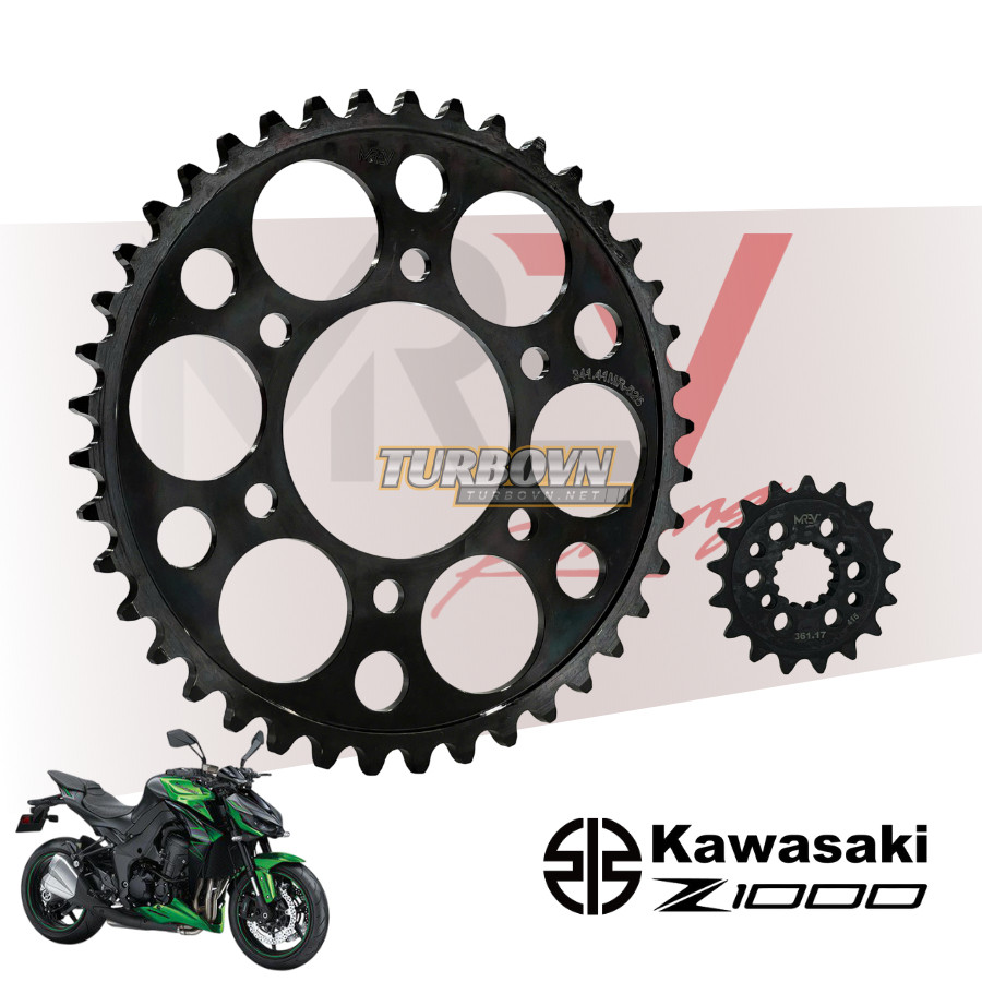 Nhông Dĩa Thép MREV Kawasaki Z1000