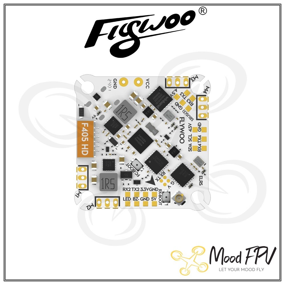Mạch Điều Khiển Flywoo Goku F405 HD 1-2S 12A ELRS AIO V2 ELRS
