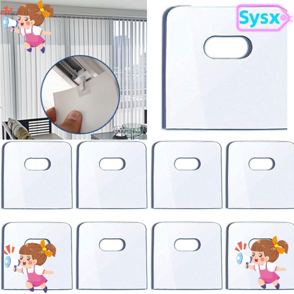 SYSX 50 Cái Tab Sửa Chữa Mù Dọc, Tấm Thay Thế Mù Dọc PVC, Bộ Phận Thay Thế Mù Dọc Đa Năng Keo Cao Cấ