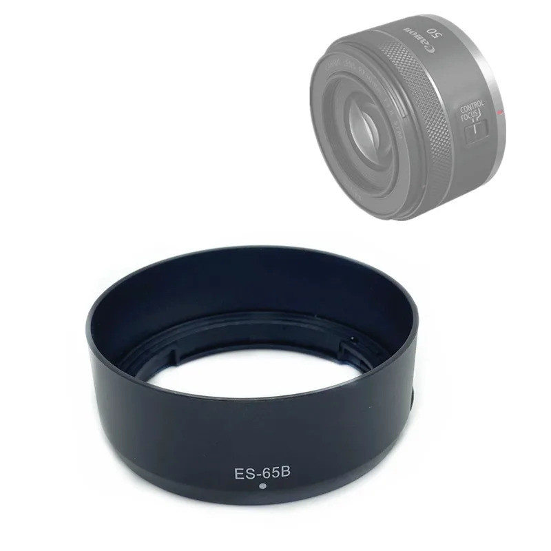 Tấm che nắng ống kính ES65B thay thế ES-65B cho Canon RF 50mm F1.8 STM, RF 50 mm f / 1.8 STM