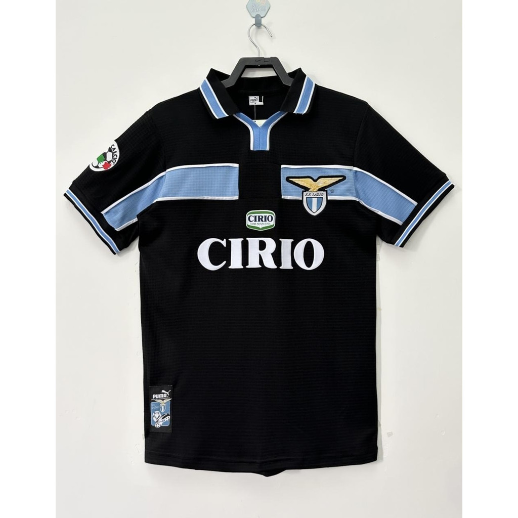Áo đấu bóng đá cổ điển sân khách Lazio 1998-99