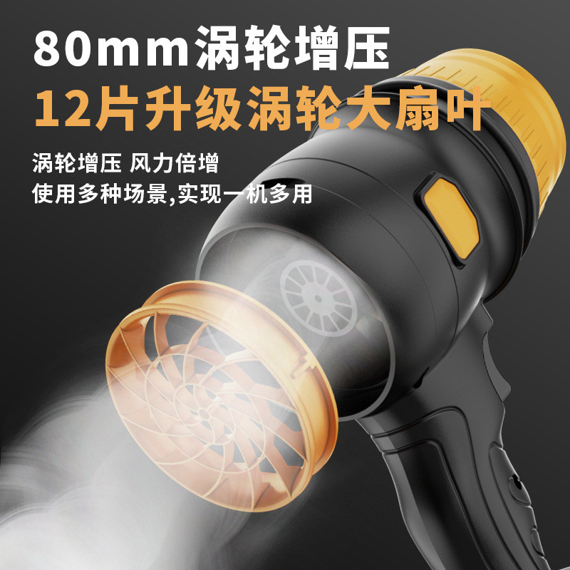 Popular~New violent turbo fan brushless blower for home use, lithium battery industrial blower, high