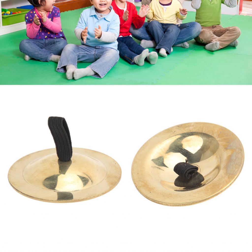 Cymbals ngón tay Chất lượng âm thanh tốt Đồng thau nhảy múa Ứng dụng rộng rãi cho âm nhạc