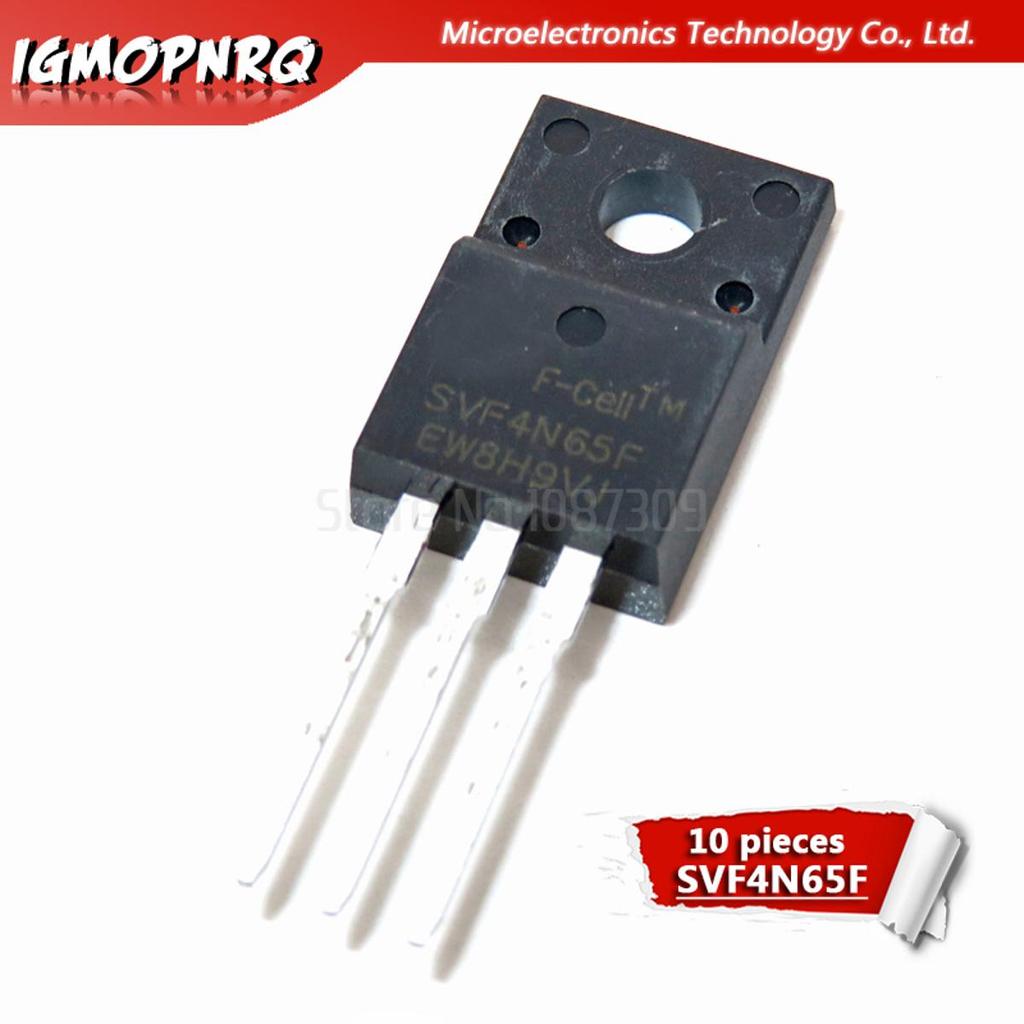 10 chiếc SVF4N65F 4N65F SVD4N65F TO-220F SVF7N65F SVF12N65F mos trường hiệu ứng bóng bán dẫn 7N65 12