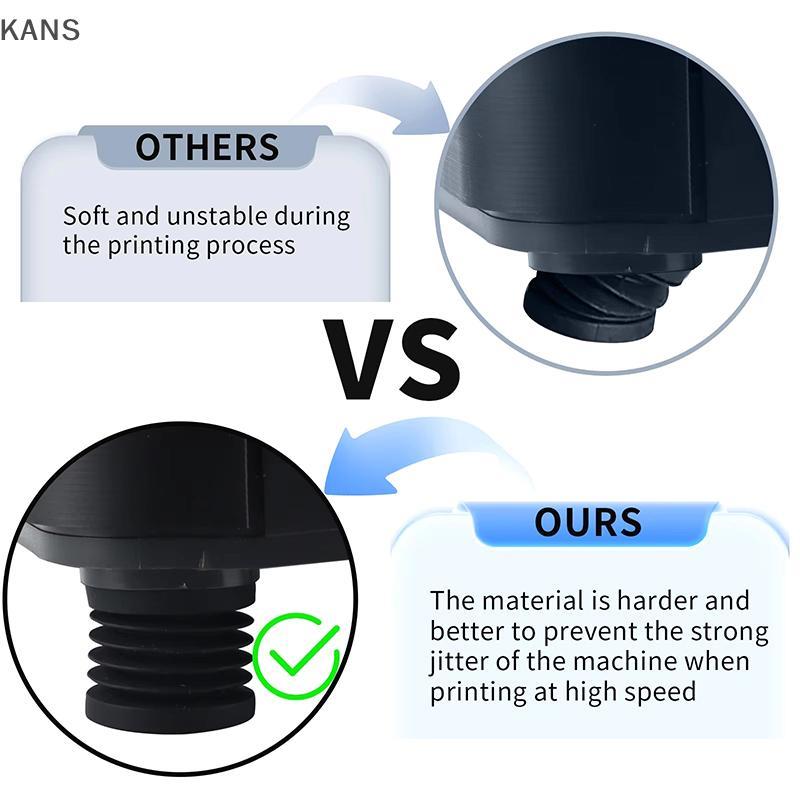 Kans Cho Bambu Lab X1 / P1P Tấm Lót Chân Carbon Chống Trơn Trượt Chống Bụi Chống Sho Miếng Lót Chân 