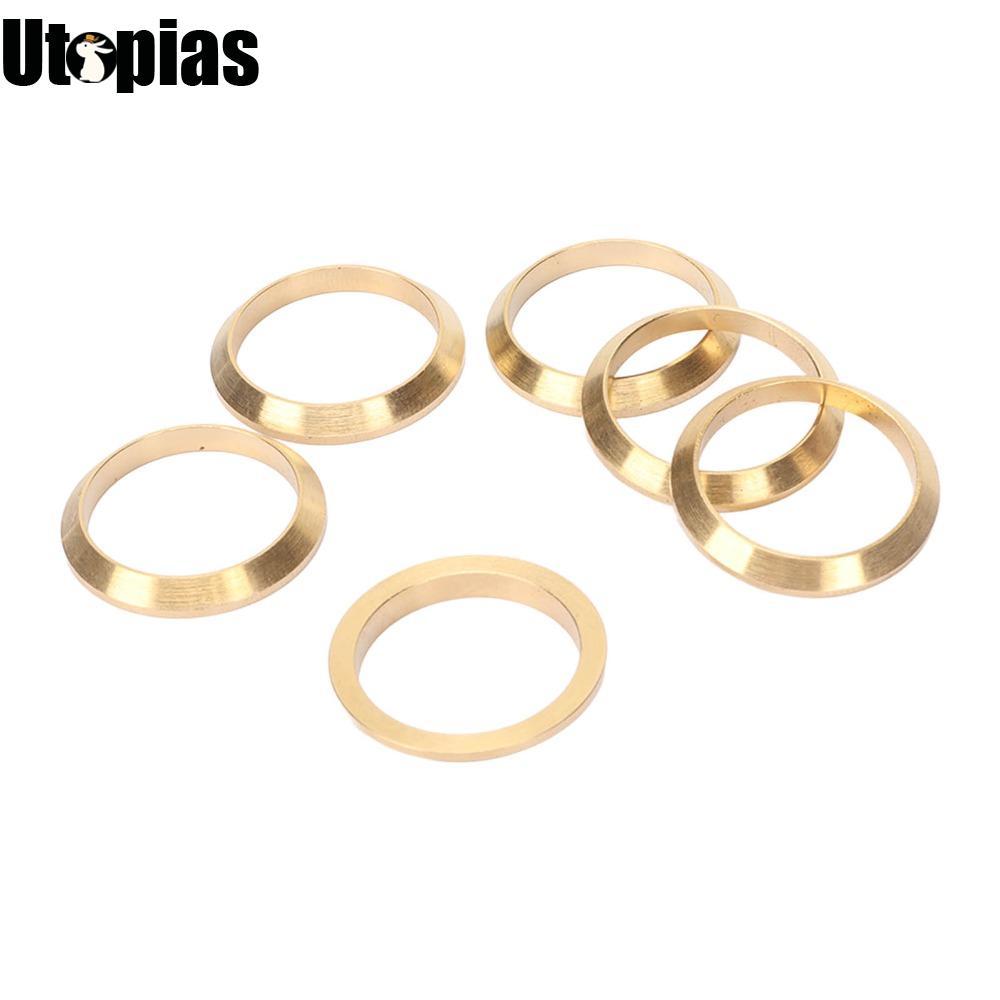 [UTOPIAS] 6 Chiếc Nhẫn Đồng, Đồng TRONG 14 Ống Nixie, Nhẫn Điện Tử Cổ Điển Đồng Hồ DIY Cho TRONG 14 