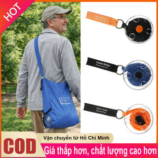 Túi mua sắm đĩa gấp thuận tiện Túi lưu trữ mua sắm thân thiện với môi trường Túi tạp hóa có thể tái sử dụng Xe