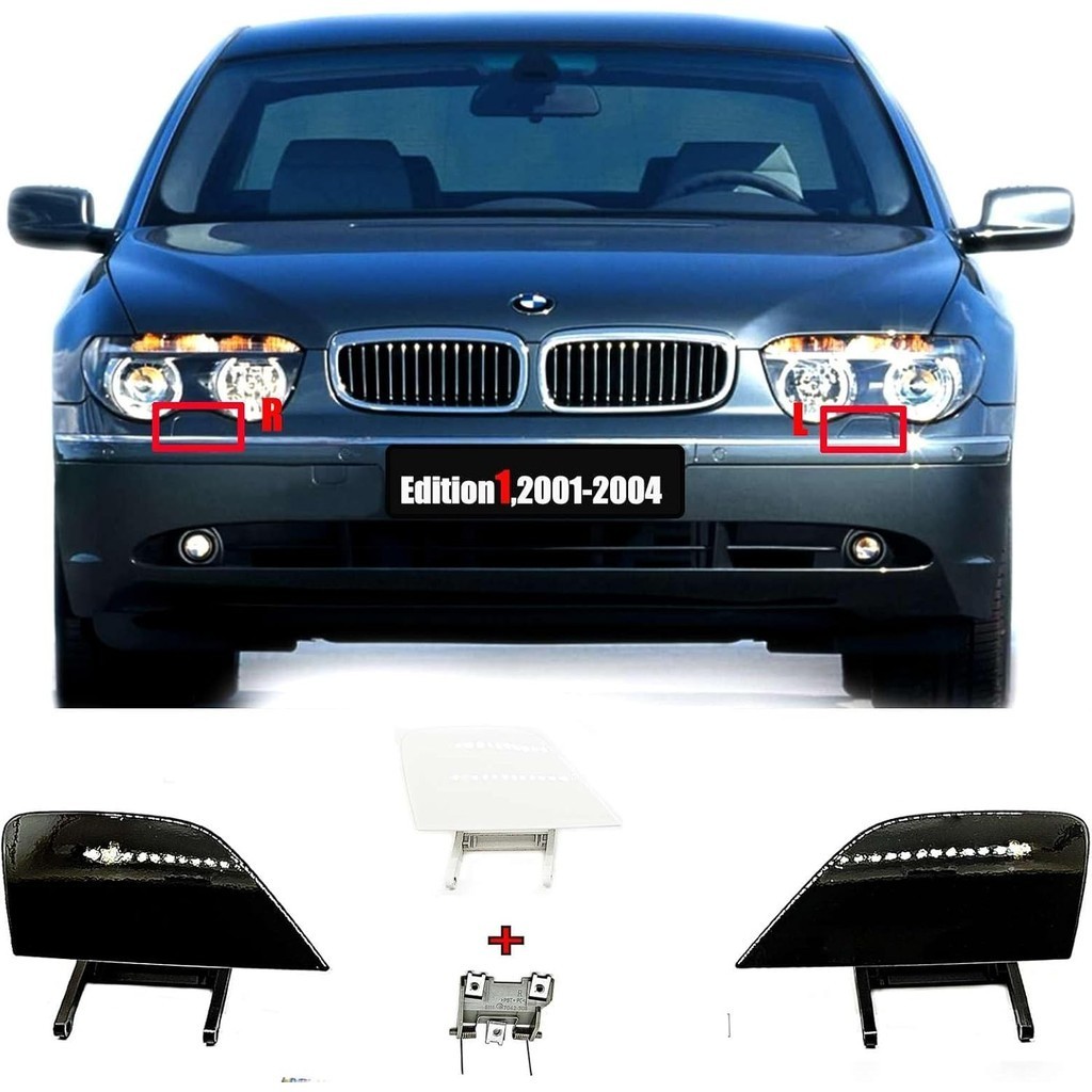 Vỏ máy giặt đèn pha cho 01-04 BMW 7 Series E65 E66 E67 Fit 745i 760i 745Li 2001 2002 2003 2004 Vòi p