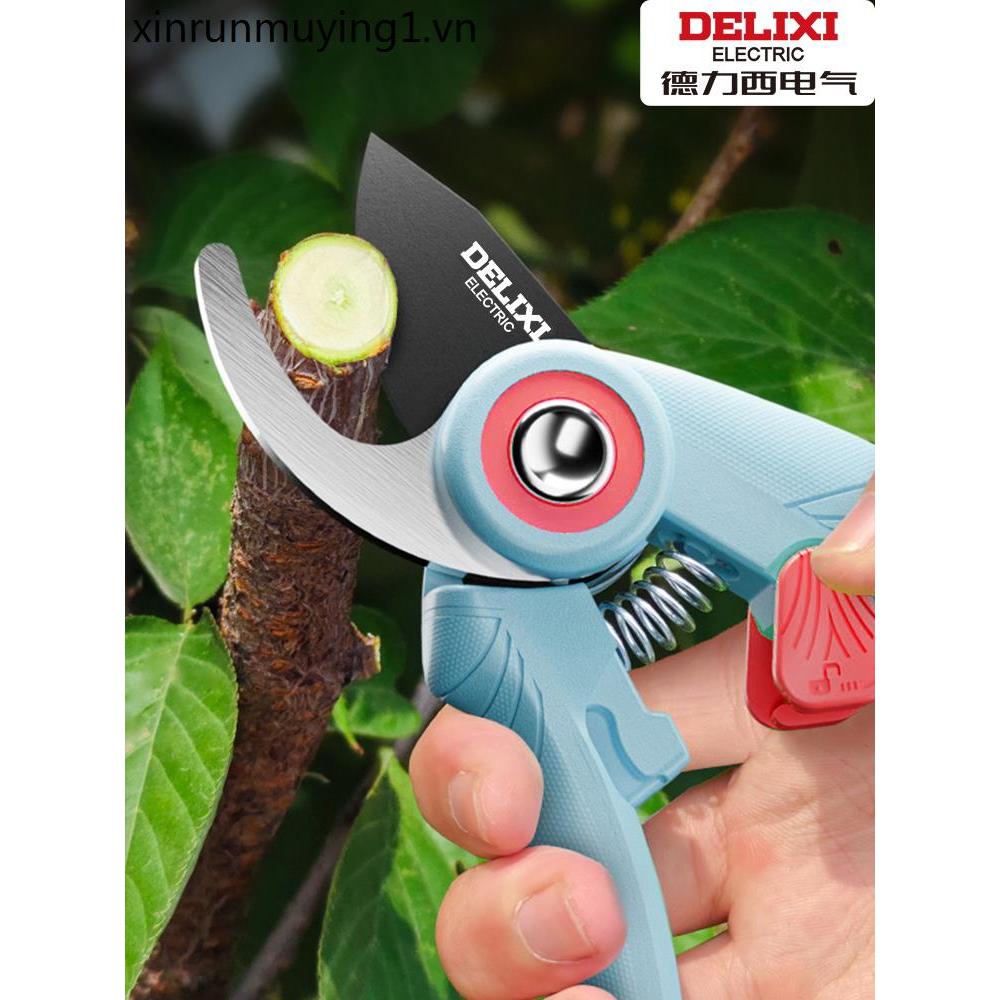 Delixi Làm Vườn Kéo Cây Trái Cây Cắt Tỉa Đức Nhập Khẩu Thủ Công Cắt Tỉa Nhánh Hoa Kéo Nhánh Kéo Đặc 
