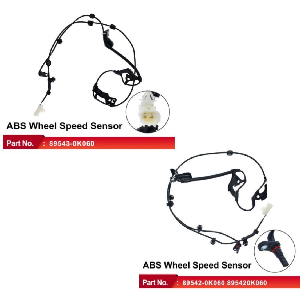 Cáp ABS BAIXINDE 89542-0K060 89543-0K060 Tiêu chuẩn Bán hàng trực tiếp bền rộng rãi