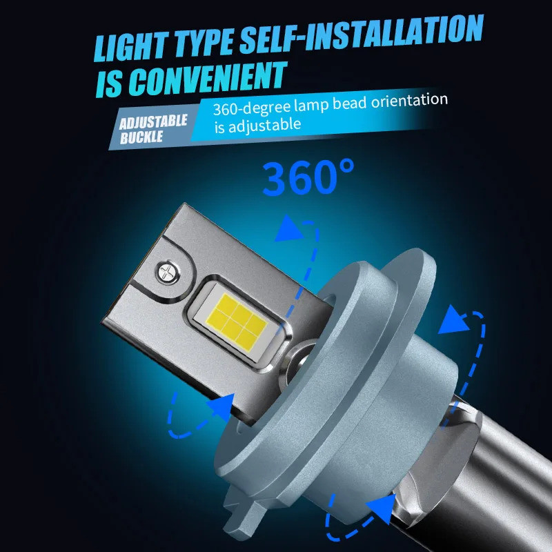 Nguồn Điện 24V LED Xe Tải Đèn Pha H7 LED h7 Đèn led h1 led 24v đèn pha h4 24v xe tải 9012 bóng đèn l