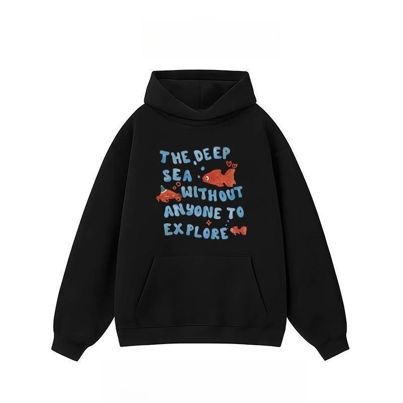 American Style Hoodie - Korean Style, Lazy Style, Loose and Comfortable Fit, Autumn and Winter, Unis
