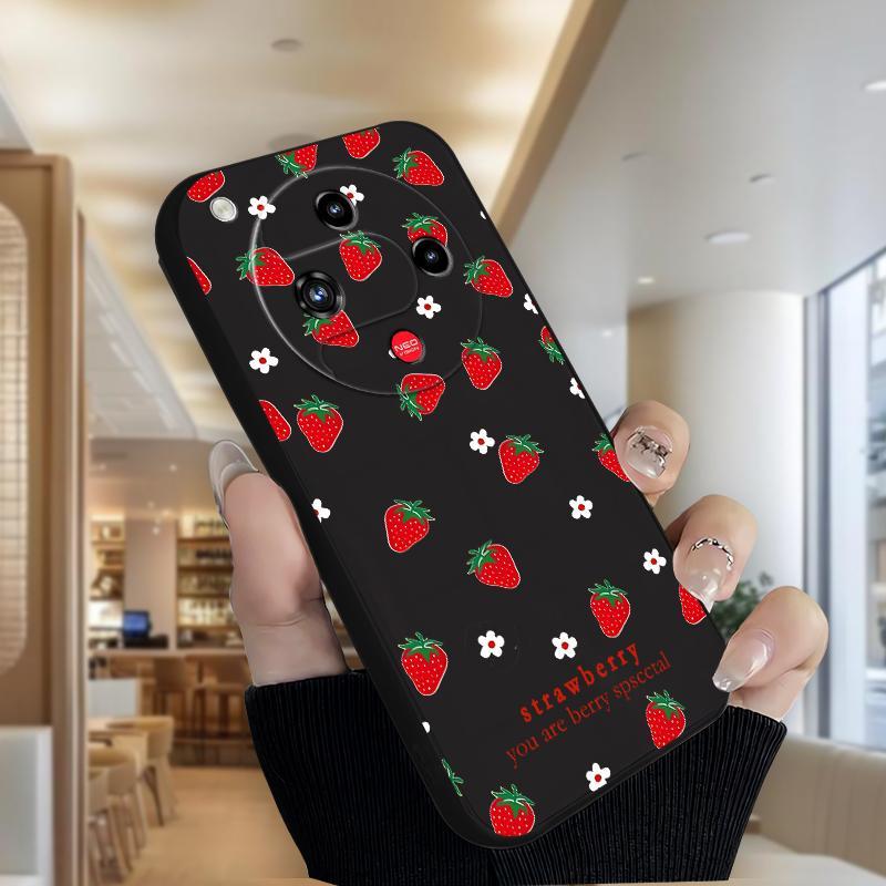 Ốp Lưng Cho ZTE Nubia Z70S Ultra Nubia RedMagic 10 Air Nubia Focus 2 Ốp Điện Thoại Dâu Tây Dễ Thương