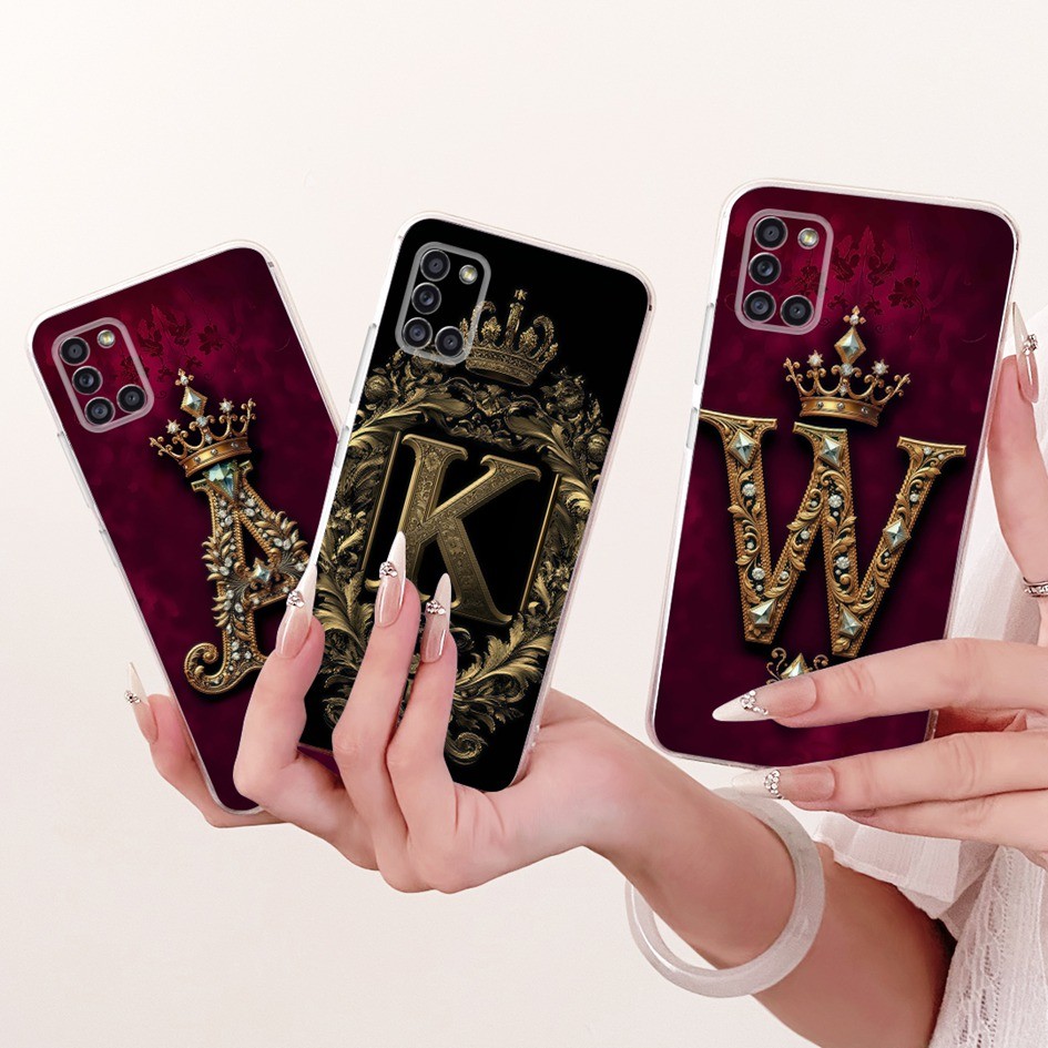 Dành Cho Samsung Galaxy A31 Vỏ SM-A315F SM-A315G SM-A315N Ốp Lưng Điện Thoại Sang Trọng Thái Chữ Cặp