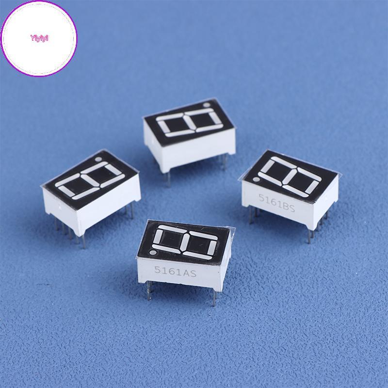 Yiyi 10 Cái Kỹ Thuật Số Tubemon AnodeCathode 0.56 Inch 10Pins 5161AS 5161BS 1 Bit Chữ Số 7 Phân Đoạn