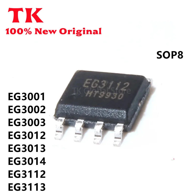 5 CHIẾC EG3001 EG3002 EG3003 EG3014 EG3112 EG3113 SOP8 IC Chip