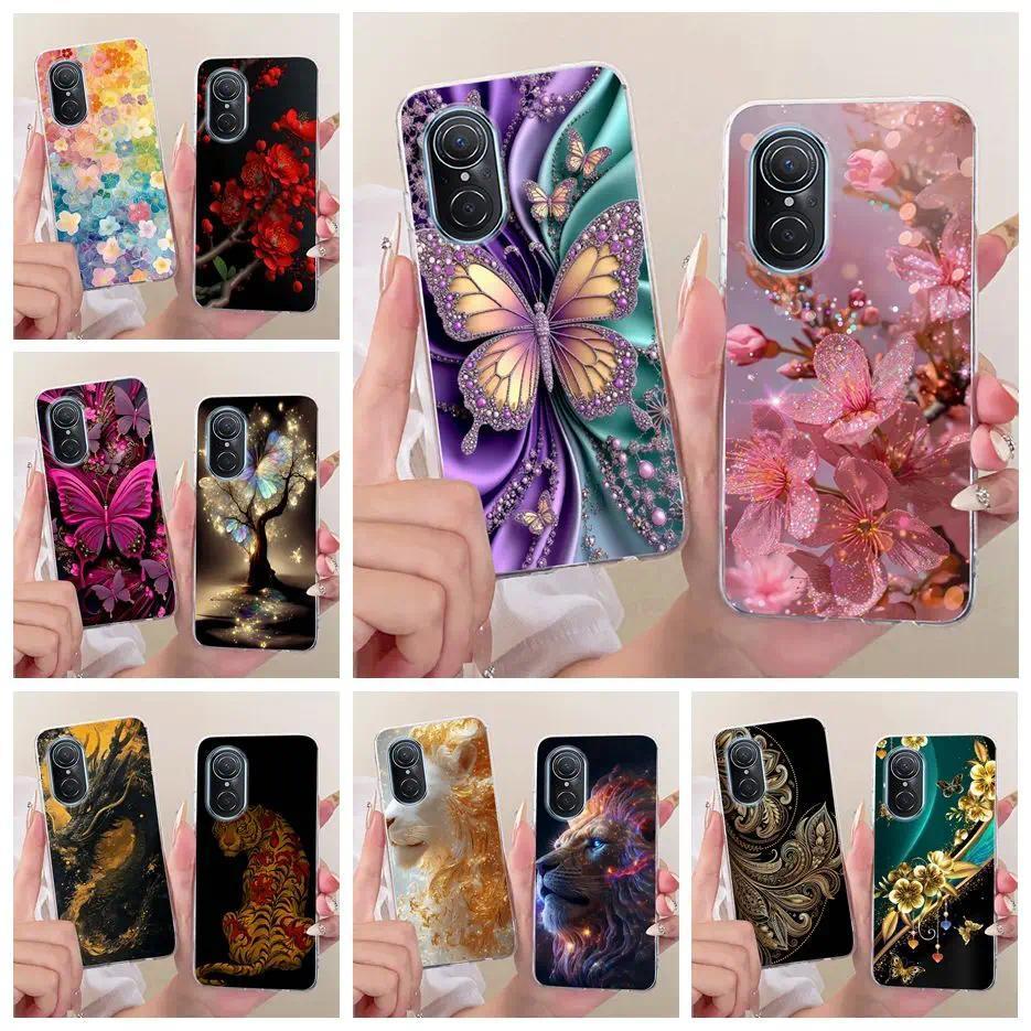 Dành Cho Oppo A53 A53s Ốp Lưng Hoa Sang Trọng Họa Tiết Bướm Vỏ Điện Thoại Silicon Mềm Cho Oppo A53s 