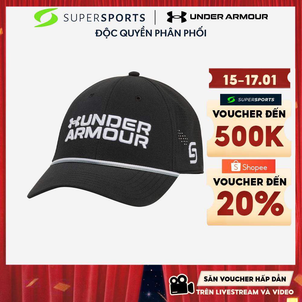 Mũ Lưỡi Trai Nam Under Armour Jordan Spieth Drive Rope Snapback - Đen - 1389912-001 LS400
